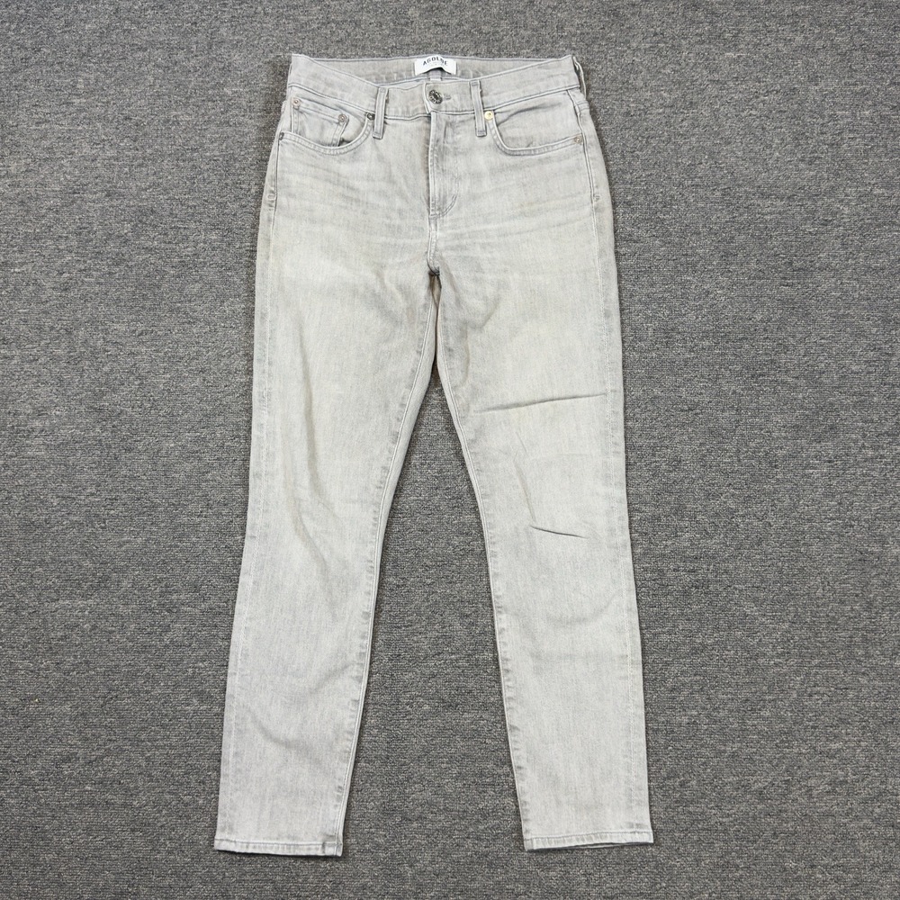 Agolde Jeans Womens Size 26 Gray Exclusively For Amour Vert Stretch‎ Made in USA